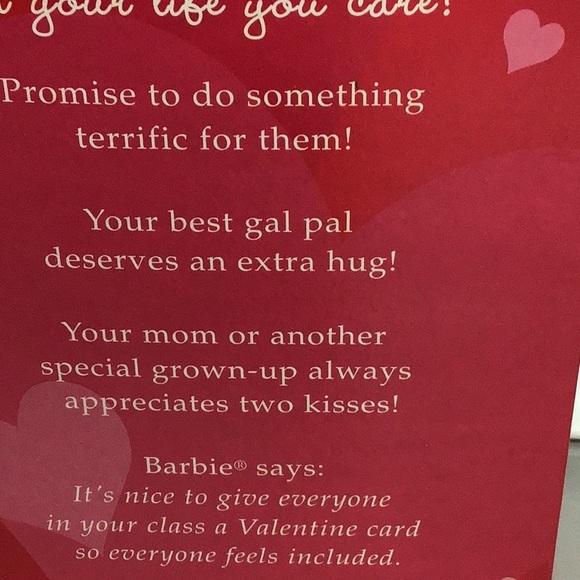 BARBIE DOLL. VALENTINE WISHES BARBIE - Picture 9 of 13